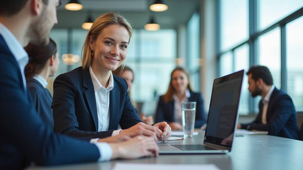 Équipe de communication à Angers travaillant ensemble