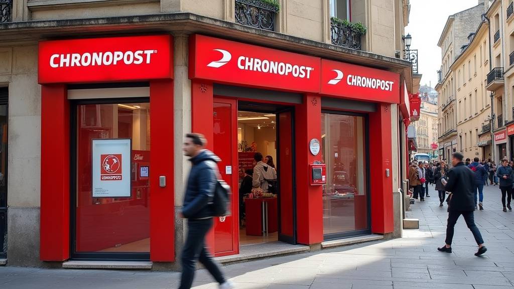 Carte de localisation de l'agence Chronopost Bordeaux Nord