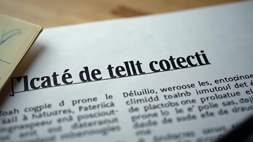 Personne lisant attentivement un document de solde de tout compte, l'air préoccupé