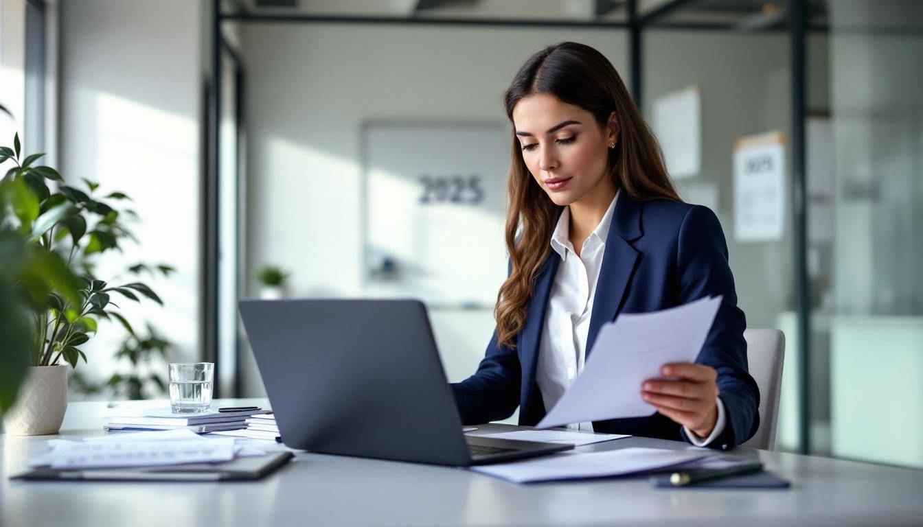 Personne recevant un document de fin de contrat, symbolisant le solde de tout compte